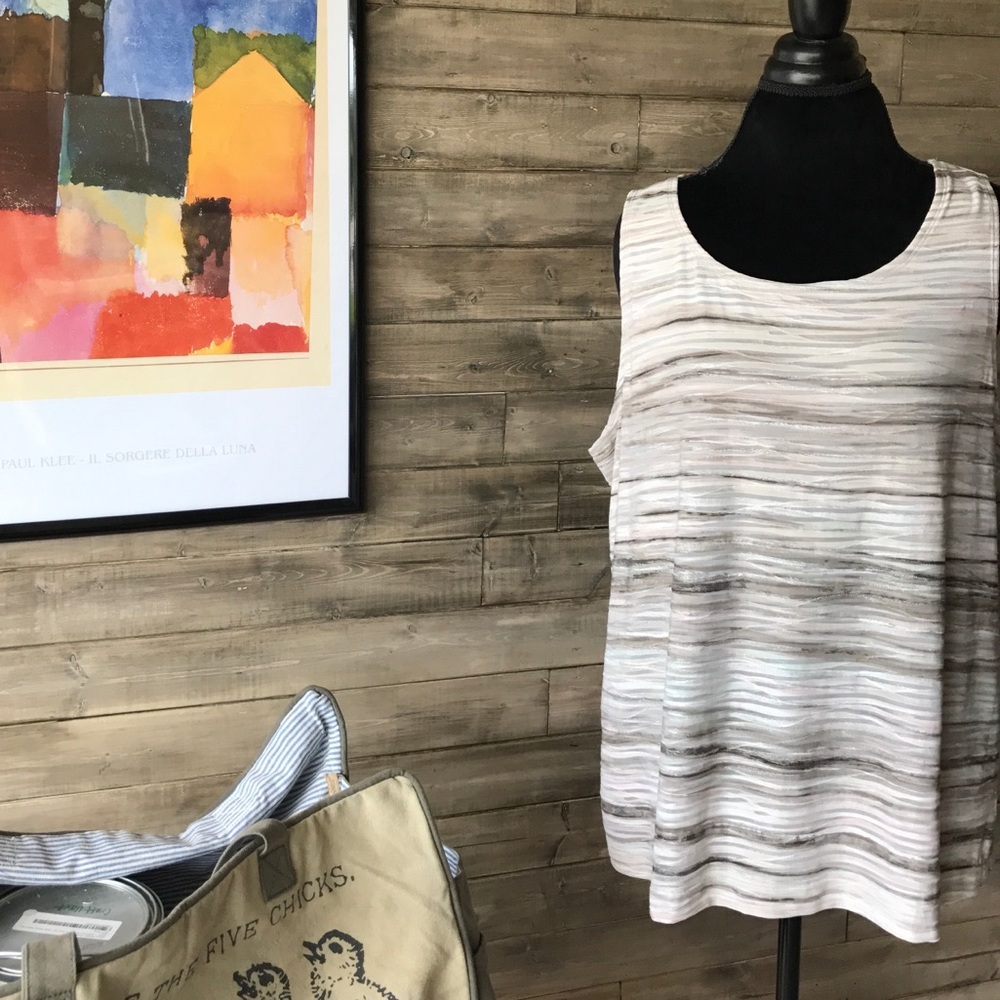 Chico’s Travelers Delicate Jacquard Tank